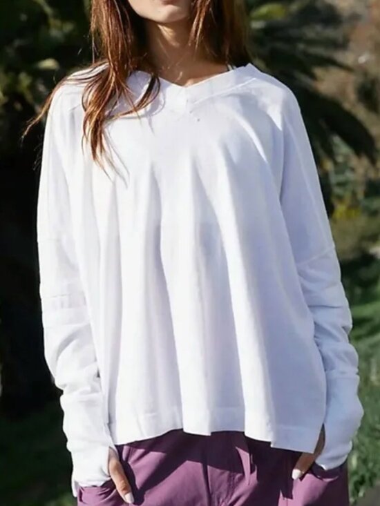 FP Movement by Free People Tops - Free People Movement All Star Layer White MEDIUM NWT